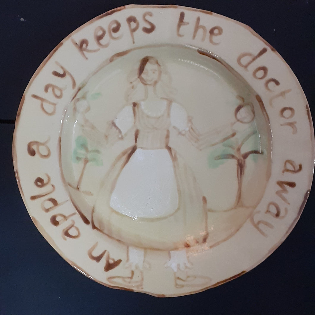 Sarah Odedina “An Apple A Day” Plate