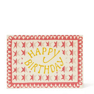Happy Birthday Card -Stars - Cambridge Imprint