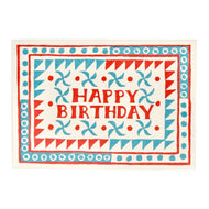 Happy Birthday Card - Triangles and Circles- Cambridge Imprint