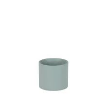 Load image into Gallery viewer, Matt Grey Cylindrical Ceramic Pot
