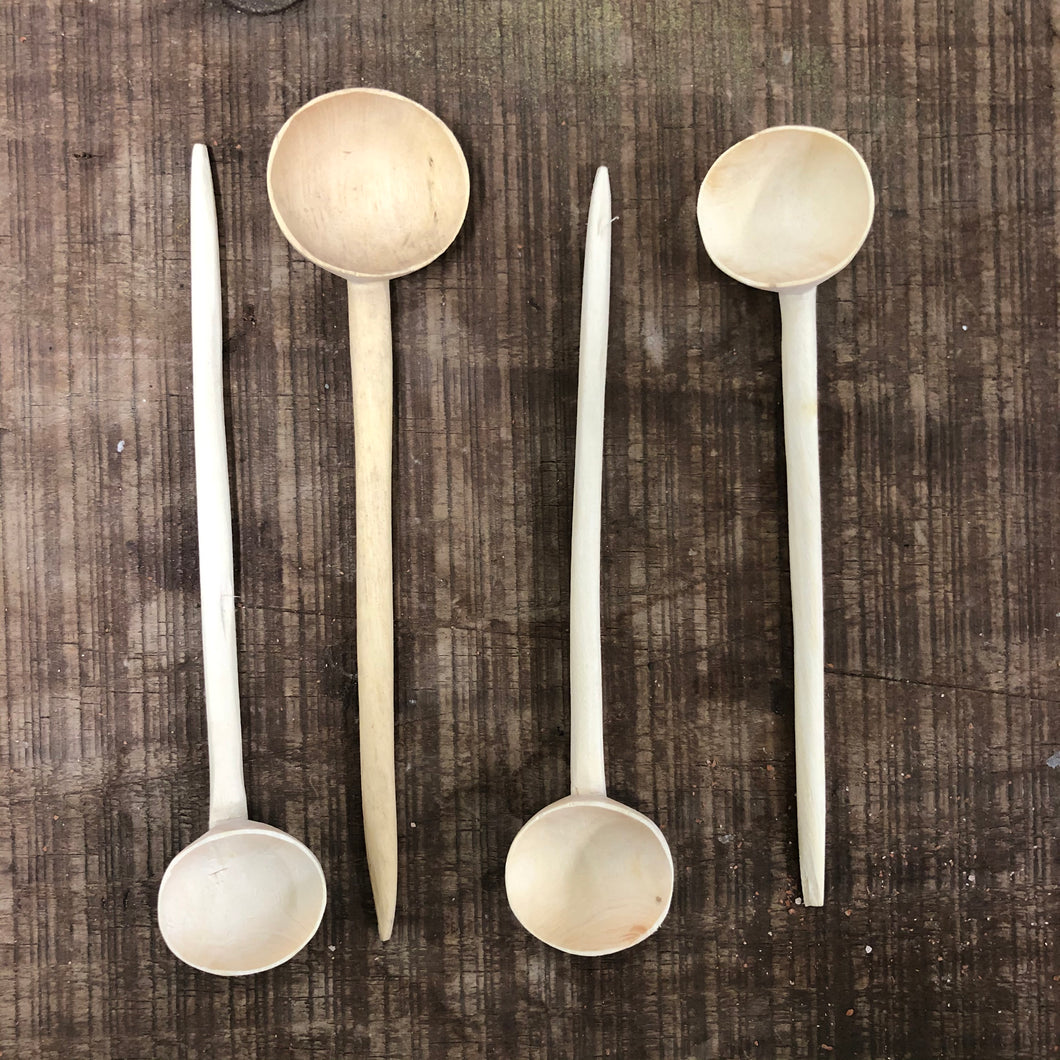 Hand Carved Coffee Spoons