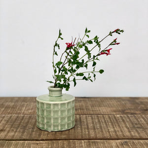 Sorrento Ceramic Vase - Sage Green