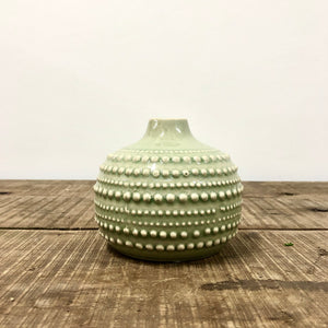 Castello Round Ceramic Vase - Sage Green