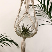 Load image into Gallery viewer, Nkuku Macrame Hanger With Glass Pot - Large
