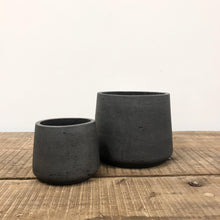Load image into Gallery viewer, Stratton Tapered Concrete Pot - Carbon
