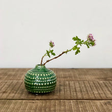 Load image into Gallery viewer, Castello Round Ceramic Vase - Foliage Green
