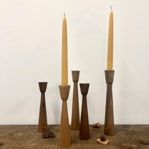 Hand Dipped Beeswax Candle -Tall Pair