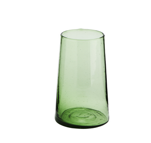Beldi Glass Long - Green Recycled Glass