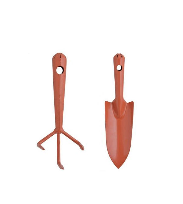 Small Red Fork For Indoor Gardening