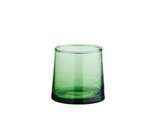 Beldi Glass Short - Green Recycled Glass