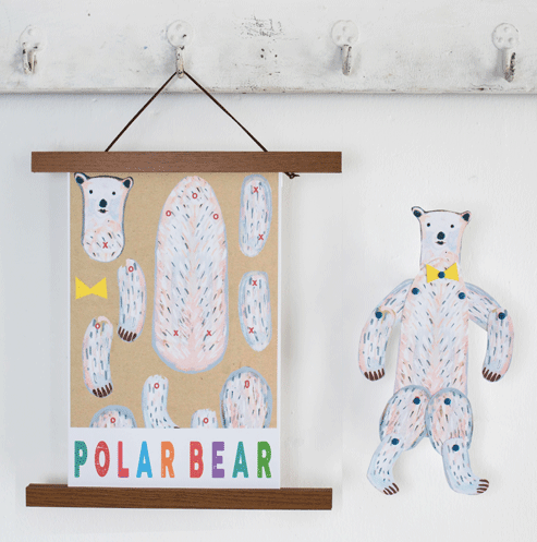Cut Out and Make Puppet - Polar Bear