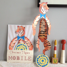 Load image into Gallery viewer, Paper Mobile - Tiger
