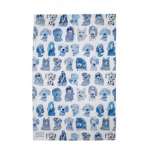 Arthouse - Blue Dogs Tea towel