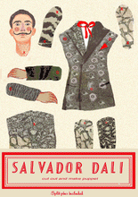 Load image into Gallery viewer, Cut Out and Make Puppet - Salvador Dali
