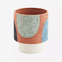Load image into Gallery viewer, Hand painted terracotta pot
