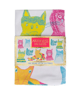 Arthouse - Miaow! Tea Towel