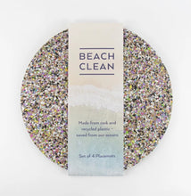 Load image into Gallery viewer, Beach Clean Round Placemats - Set of Four
