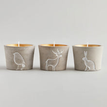 Load image into Gallery viewer, St. Eval Christmas Concrete Pot Candles

