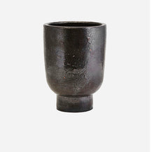 Load image into Gallery viewer, Brown Glazed Tall Planter

