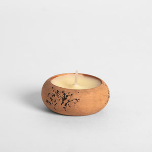 St. Eval Terracotta Candle Holder - Bay and Rosemary