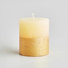 Load image into Gallery viewer, St. Eval - Gold Dipped Pillar Candle - Inspiritus
