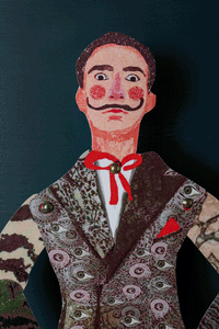 Cut Out and Make Puppet - Salvador Dali
