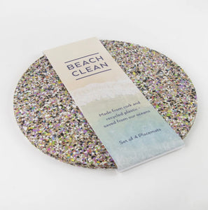 Beach Clean Round Placemats - Set of Four