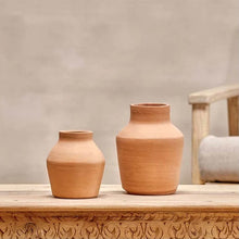Load image into Gallery viewer, Narpala Aged Terracotta Vase
