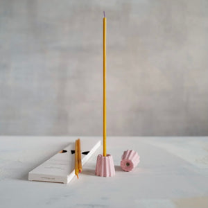 OVO Things - Porcelain Candle Holder - Pink