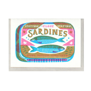 Sardines Card - Printed Peanut