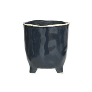 Footed Positano Pots - Ink