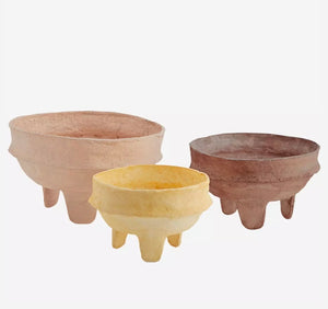 Handmade Cotton Paper Pulp Bowls