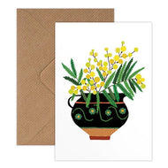 Mimosa Jug Greeting Card