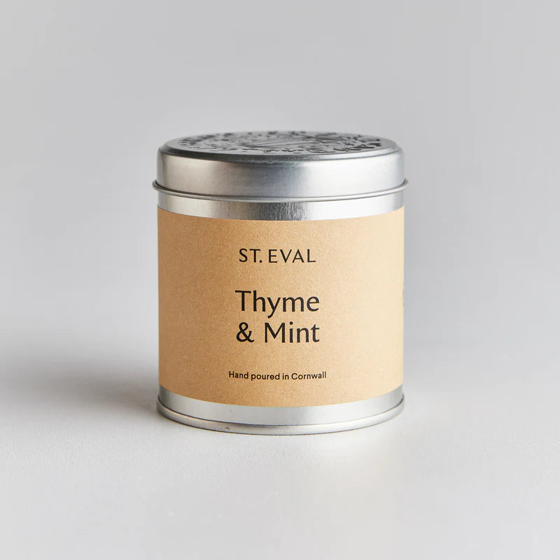 St. Eval - Thyme & Mint Tin Candle