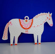 Load image into Gallery viewer, Paper Cut Out Decoration - Horse - Printed Peanut
