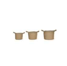 Load image into Gallery viewer, Jute Basket, With Lining &amp; Handles
