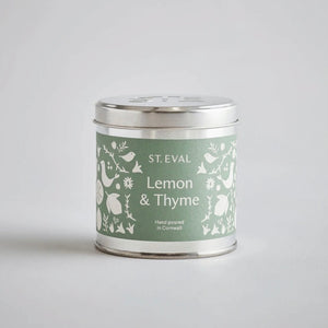 St Eval - Summer Range Tin Candle - Lemon & Thyme