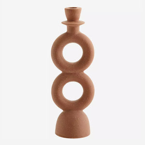 Ceramic candle holder - Brick