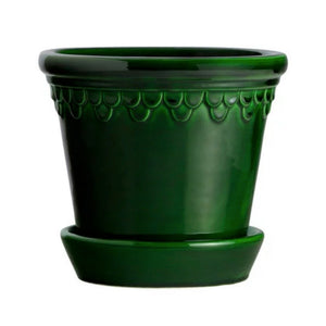 Bergs Copenhagen Pot - Green Glazed - 21cm