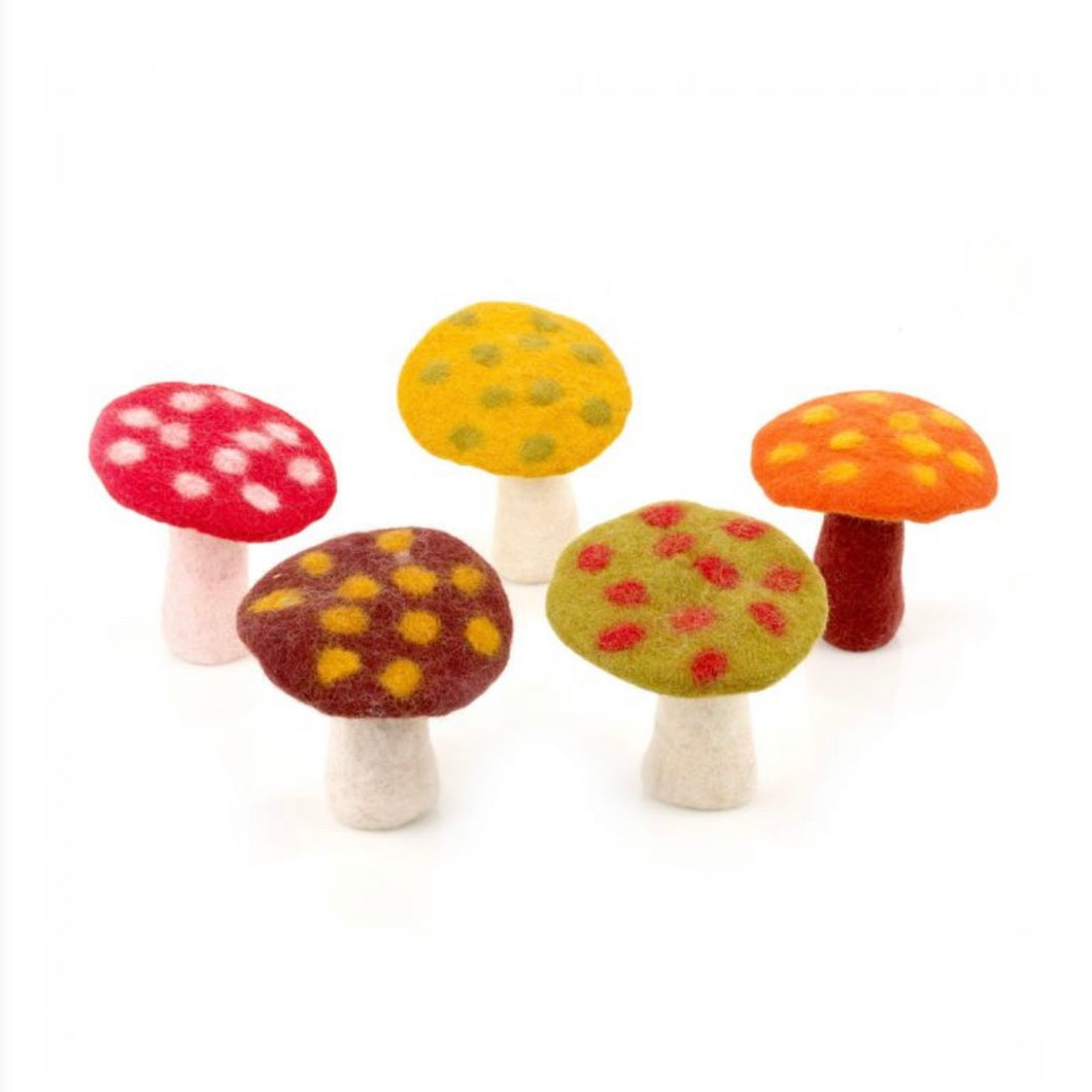 Mushrooms - Felt Decorations