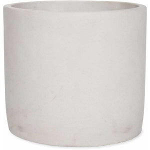 Bamburgh Cement Pot - Lily White