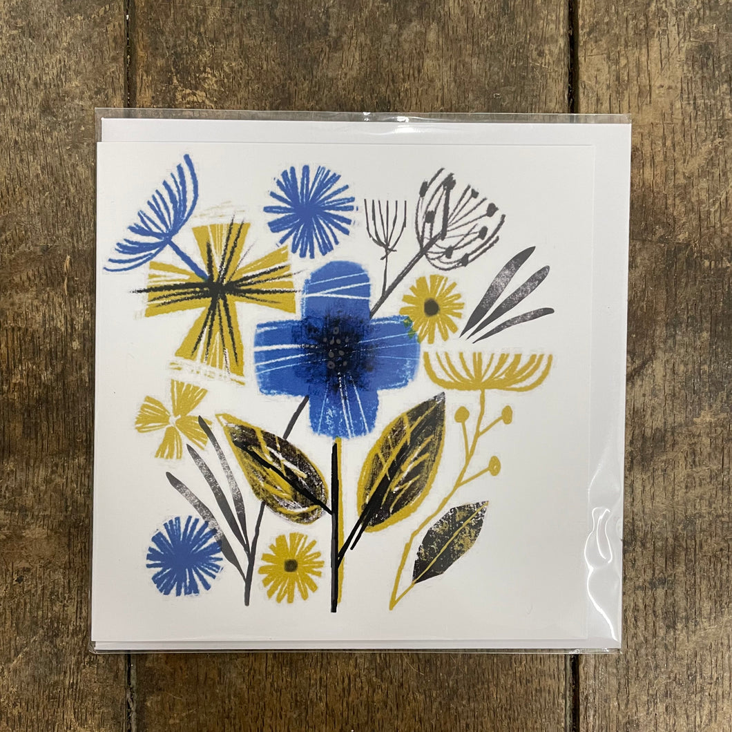 Blue Floral - Gillian Martin