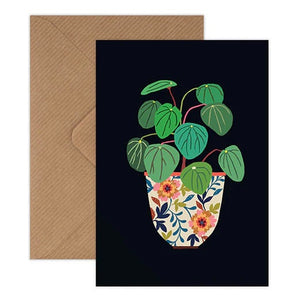 Pilea Greeting Card