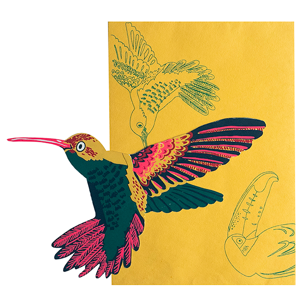 Hummingbird Greeting Card - East End Press