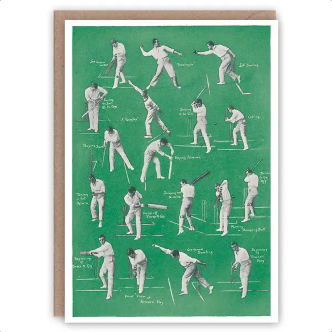 Cricket Greetings Card