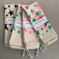 Drawstring Bags with Stars