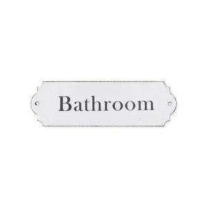 Enamel Bathroom Sign