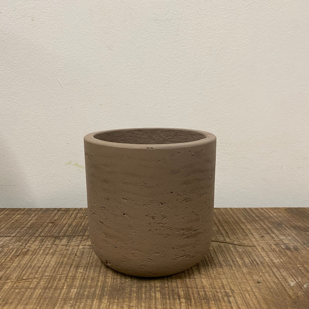 Stratton Concrete Pot - Stone