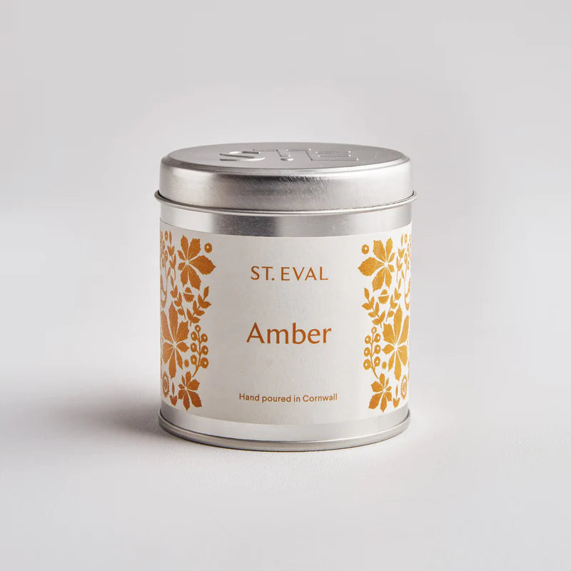 St. Eval - Folk Range Tin Candle - Amber