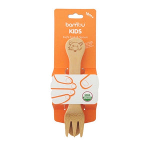 Bamboo Kid's Fork & Spoon (18M+)